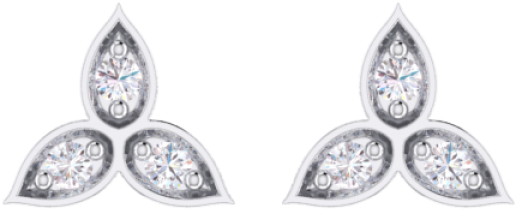 Round Brilliant Cut Diamond Earrings - Earrings Clipart (600x600), Png Download