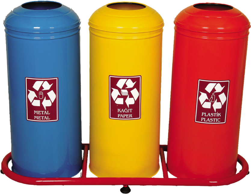 Tm 241 Recycle Bin Stand Painted - Atik Kutulari Clipart (835x646), Png Download