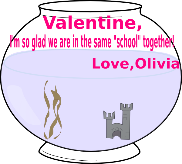 Small - Fish Bowl Clip Art - Png Download (600x543), Png Download