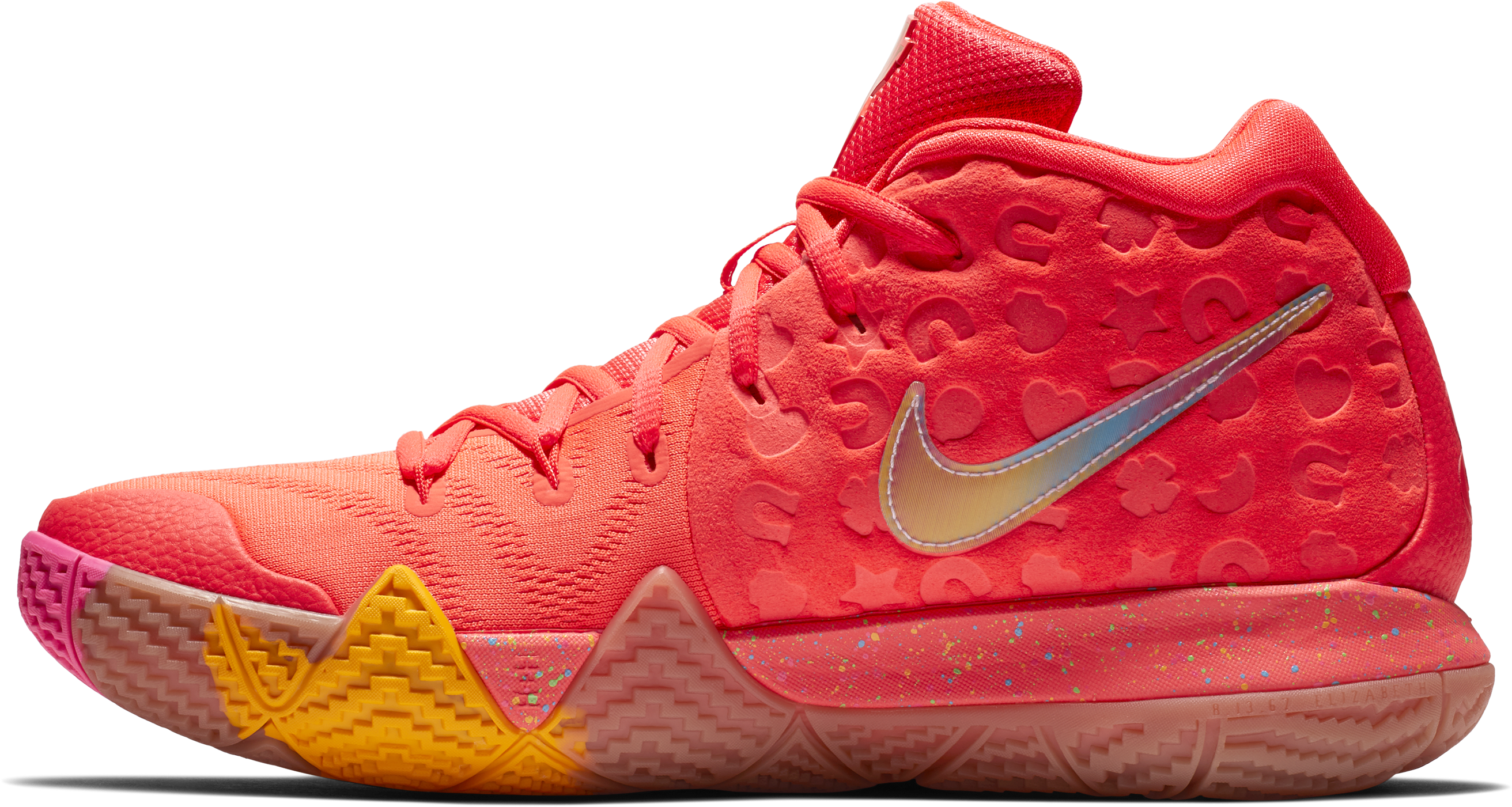 Nike Kyrie 4 Lucky Charms Bv0428 600 - Kyrie 4 Lucky Charms Clipart (3144x1821), Png Download