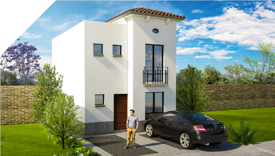 Modelo-mision - House Clipart (990x639), Png Download