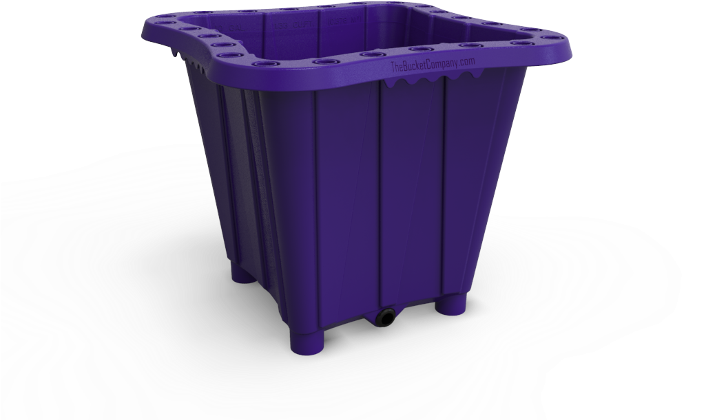 10gl Bucket- Purple Haze - Laundry Basket Clipart (1024x639), Png Download