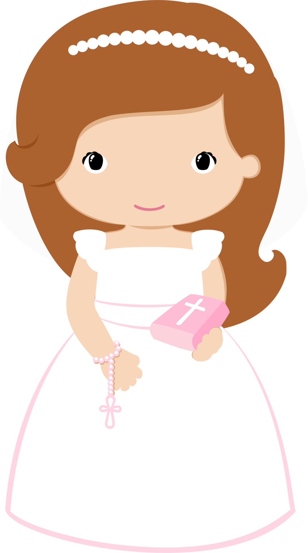 Ver Todas Las Imágenes De La Carpeta Png - Clipart Communion Girl Png Transparent Png (1072x1920), Png Download