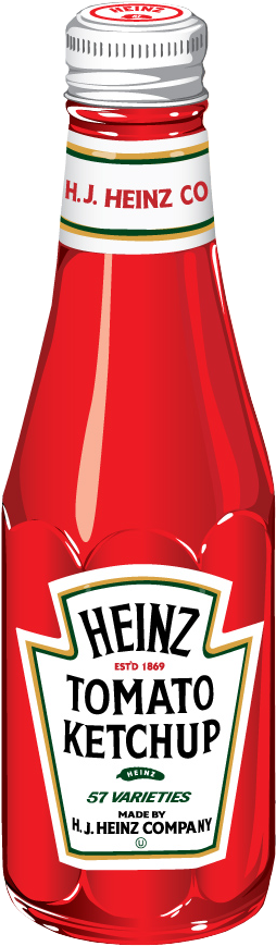 Photo Hjheinz - Heinz Tomato Ketchup Advertisement Clipart (748x1182), Png Download