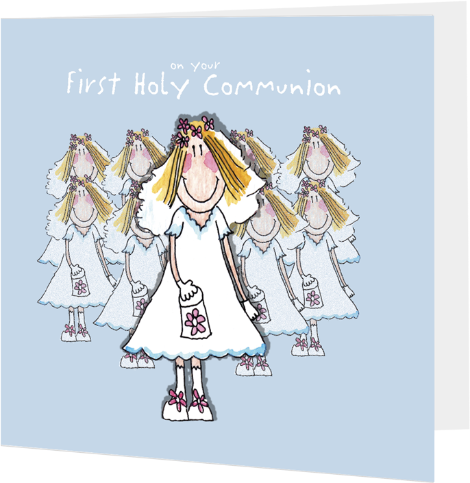 First Communion 4bed522c608ef - Cartoon Clipart (750x750), Png Download