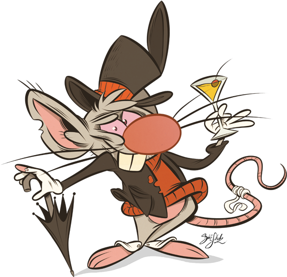 Drunk Mouse Cartoon , Png Download - Drunk Mouse Cartoon Clipart (592x570), Png Download