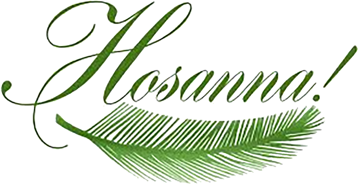 Pretty Design Clipart Palm Sunday By Sister Rose Ann - Palm Sunday - Png Download (1253x647), Png Download