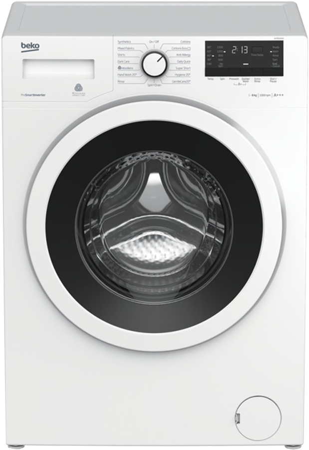 Beko 1500 Spin Washing Machine - Beko Wtv 6532 B0 Clipart (1000x1000), Png Download