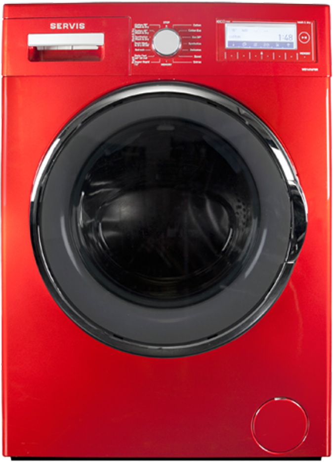 Click On Above Image To View Full Picture - Red Washing Machine Png Clipart (1000x1000), Png Download
