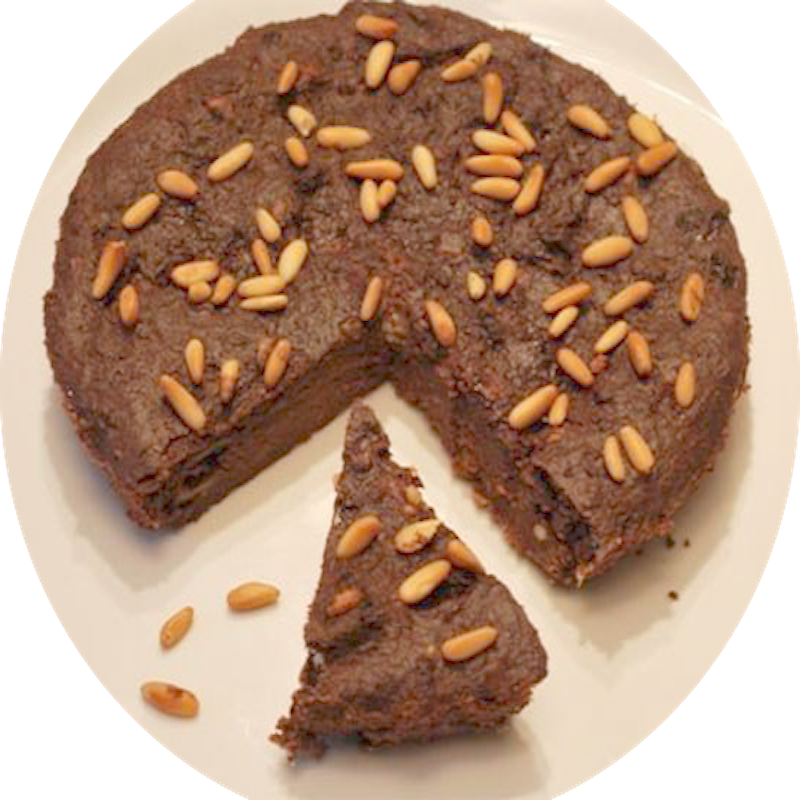 Torta Paesana O Torta Nera, Torta Di Latte, Torta Di - Chocolate Brownie Clipart (800x800), Png Download