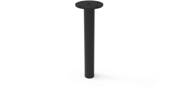 In Ground Mount For Trash Receptacle - Table Clipart (600x600), Png Download