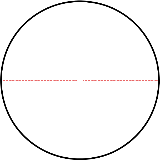 Sniper Crosshairs Png - Definition Of A Center Clipart (750x750), Png Download