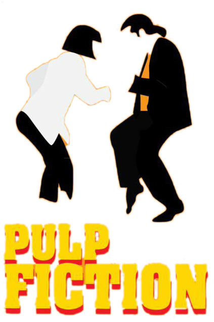 Wallace Dancing Mia Poster Creative T-shirt Dance Clipart - Pulp Fiction Dance Vector - Png Download (495x700), Png Download