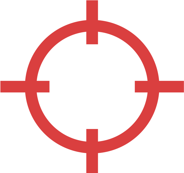 Hero-crosshair - Shooting Target Vector Png Clipart (1280x600), Png Download