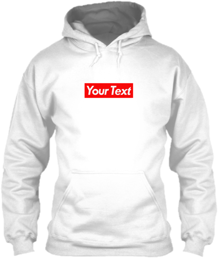 White Hoodie - Catch Me Outside Hoodie Clipart (1000x1000), Png Download