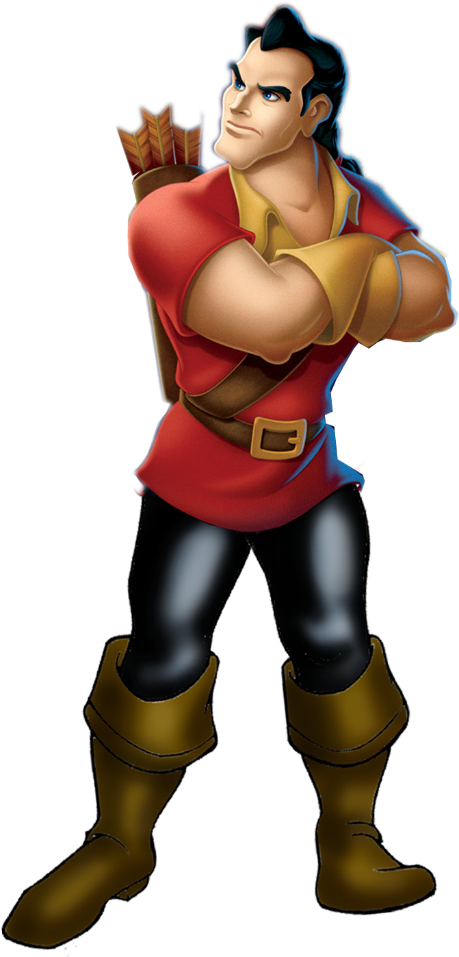 Beauty And The Beast Villain , Png Download - Gaston Bela E A Fera Clipart (671x1397), Png Download
