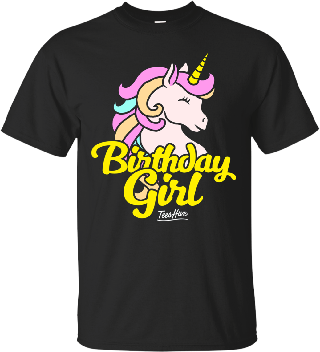 Unicorn Birthday Girl Cute Unicorn Face Unicorn Party - Hells Angels Sweatshirt Clipart (1155x1155), Png Download