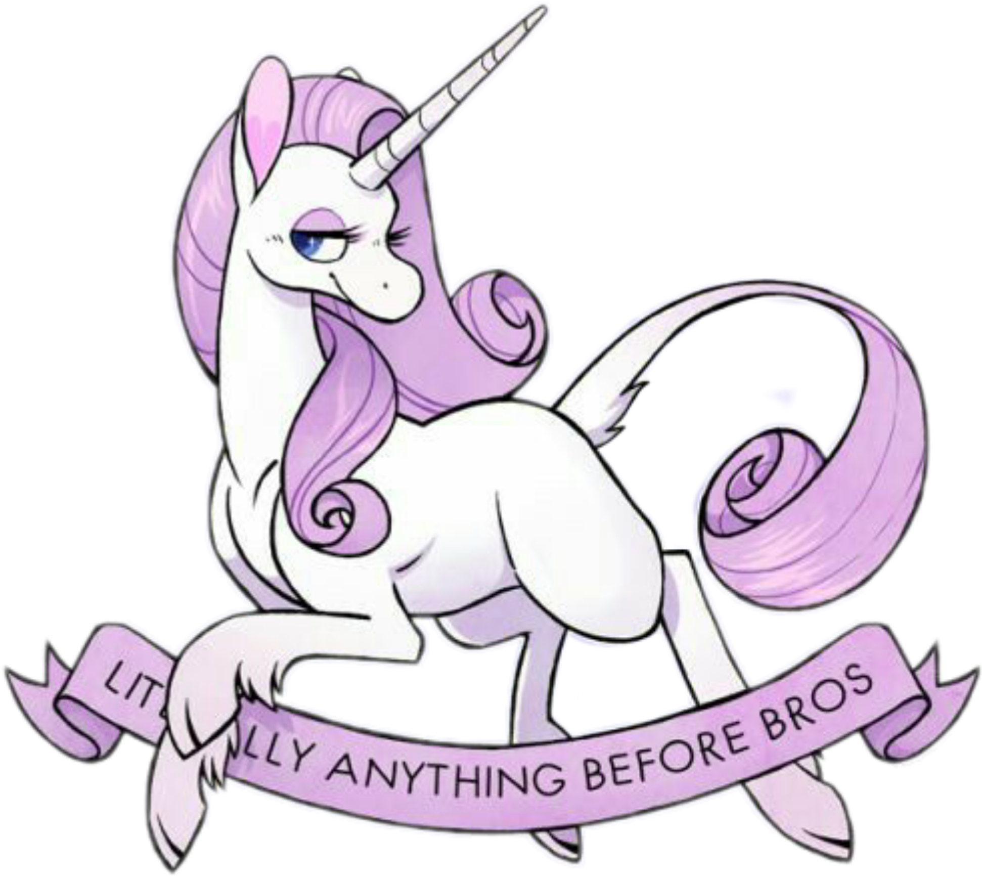 Tumblr Kawaii Cute Unicorn Unicornio Adorable Rosa - Cartoon Clipart (2289x2289), Png Download