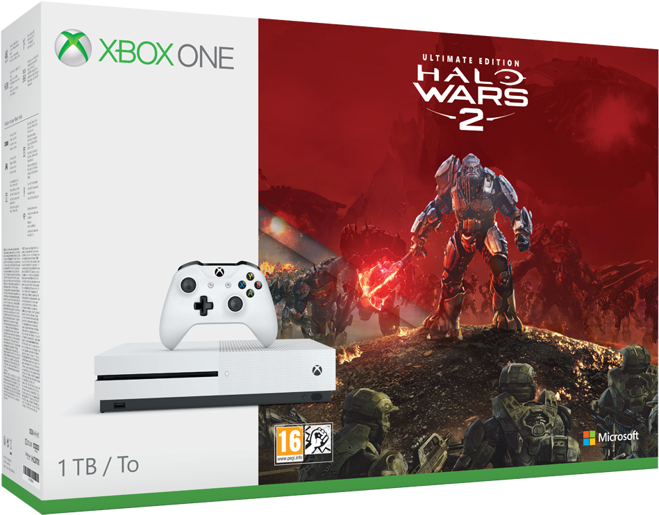 Xbox One S - Xbox One S 1tb Halo Wars 2 Bundle Clipart (1034x829), Png Download