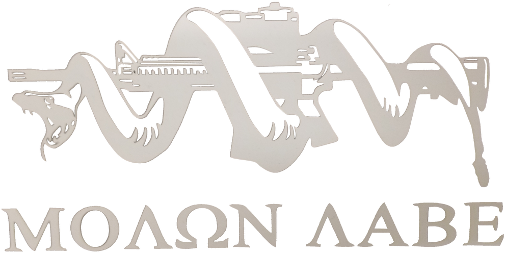 Molon Labe Ar Rattlesnake - Molon Labe Clipart (991x496), Png Download