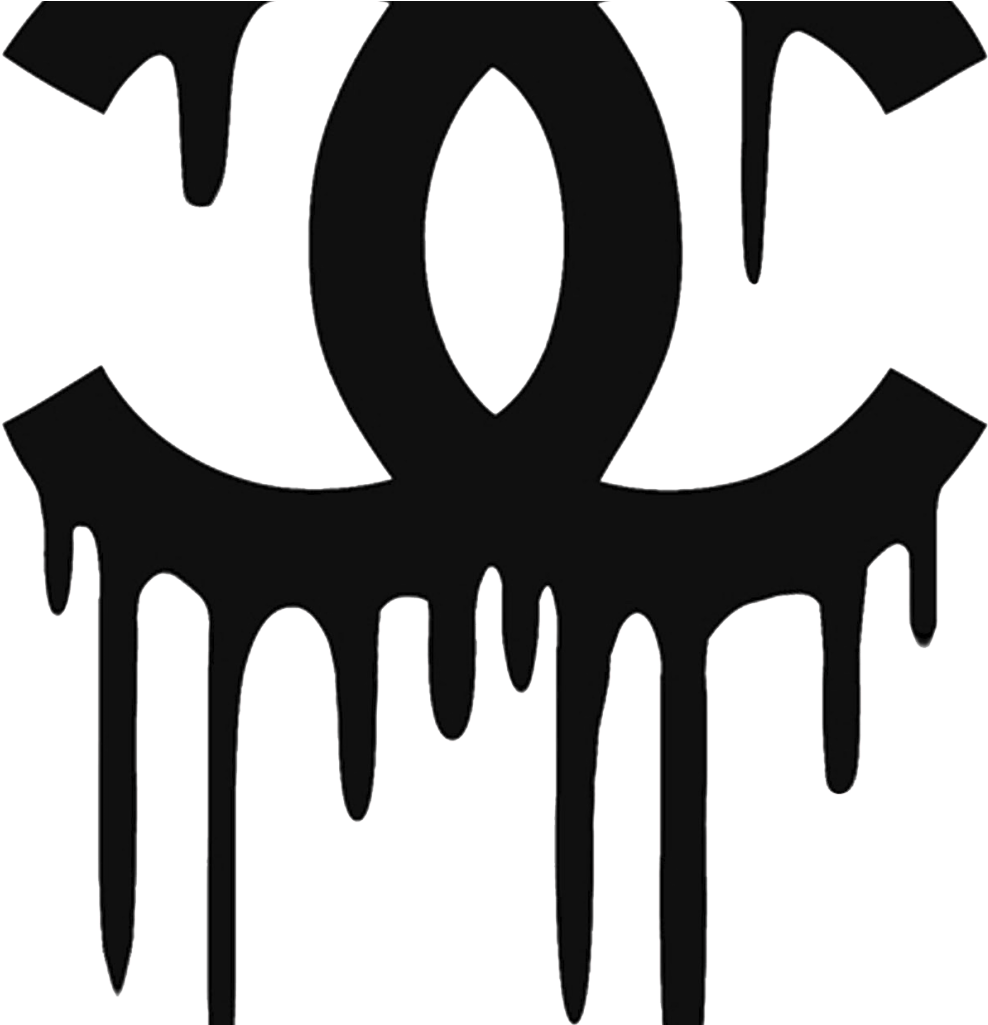 Download Dripping Chanel Logo Clipart Png Download - PikPng