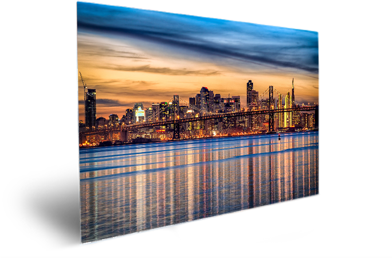 San Francisco City Scape Wall Art - Wallpaper Clipart (800x600), Png Download