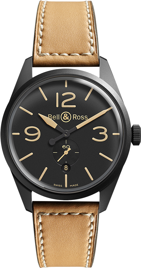 Bell & Ross Br 123 Heritage Clipart (585x1050), Png Download