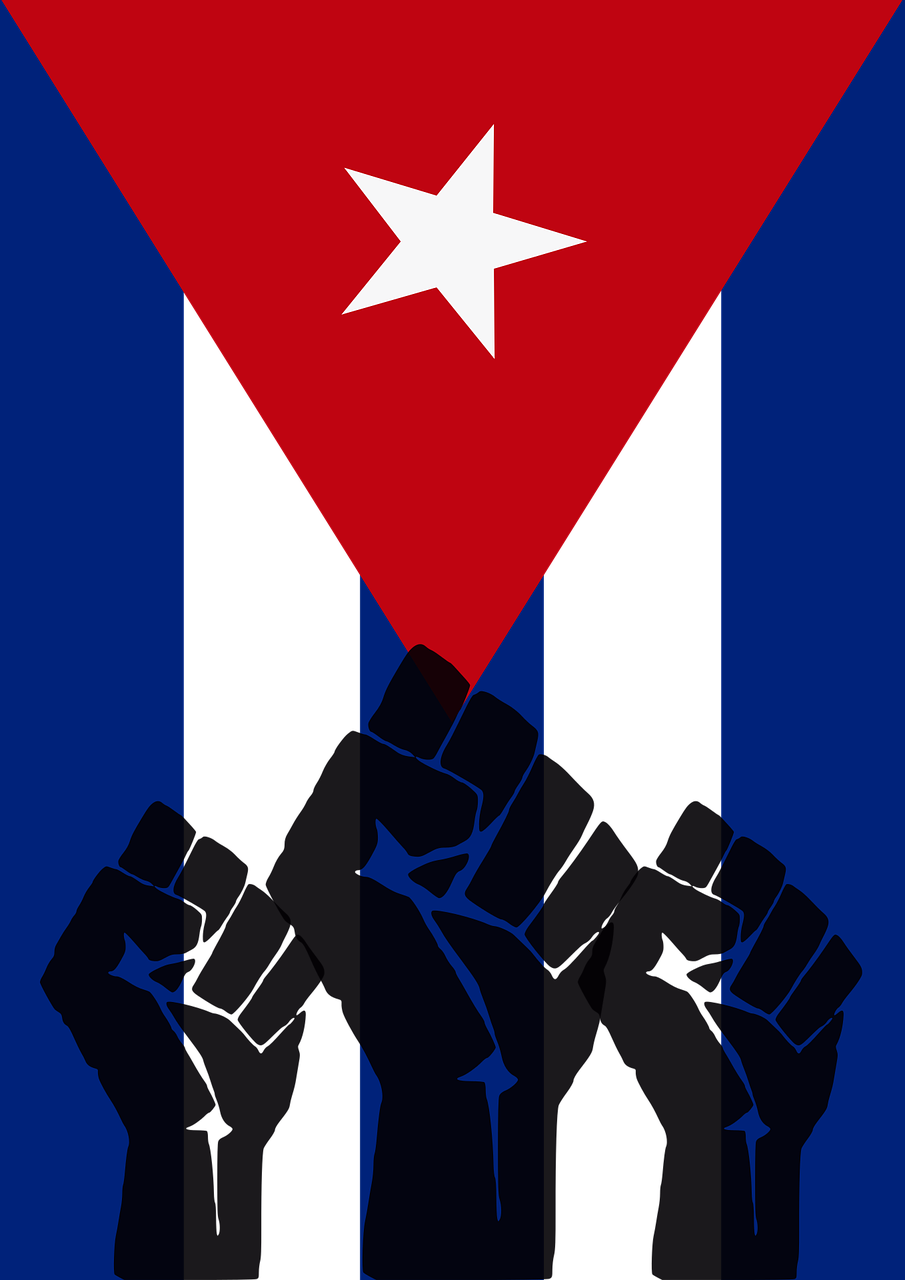 Cuba Revolution Fist Cuban Flag Png Image - Cuban Revolution Flag Clipart (905x1280), Png Download