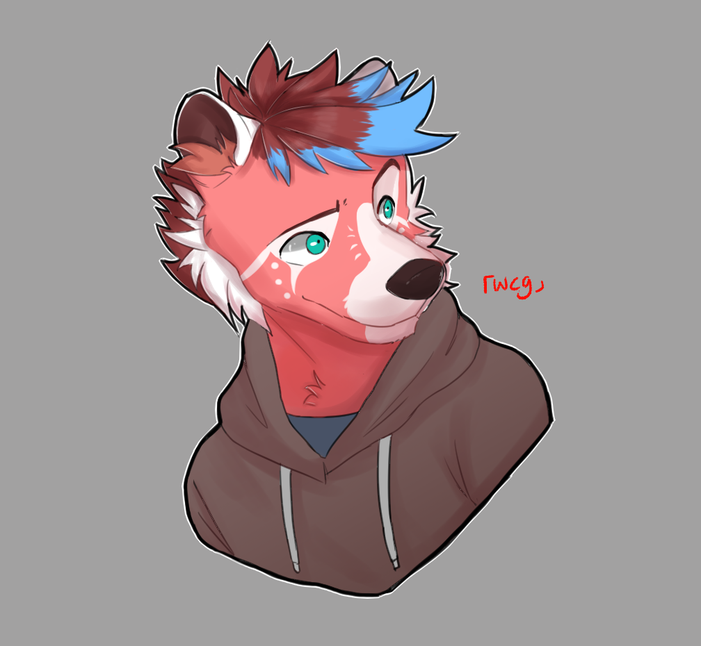 Safemy Red Panda - Red Panda Furry Drawings Clipart (1008x930), Png Download