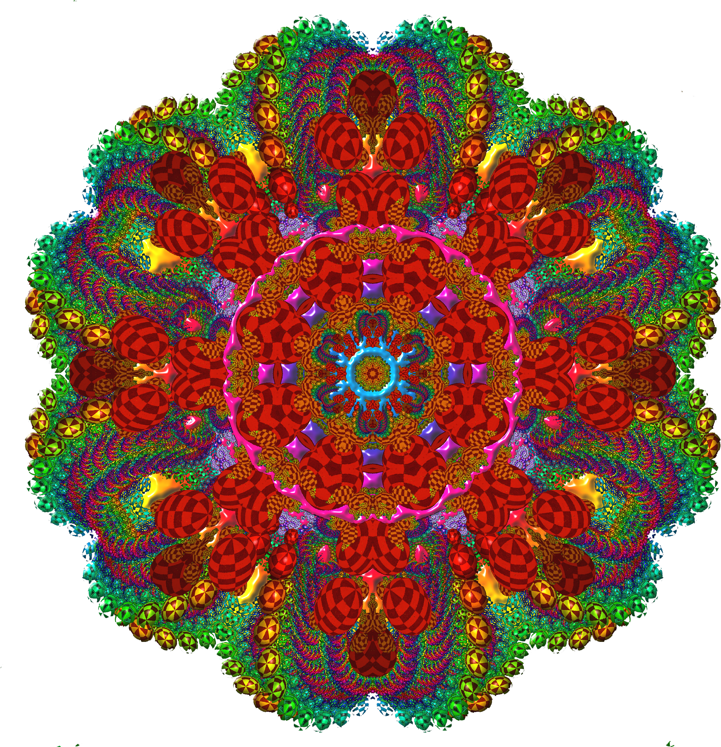 Mandala Fractal Graphic Design 1284678 - Mandala Clipart (2600x2600), Png Download
