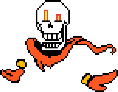 Dusttale Papyrus =) Clipart (600x1200), Png Download