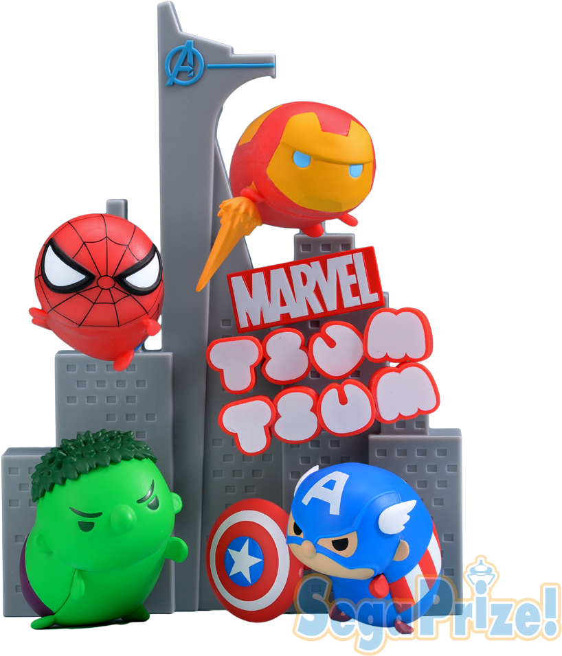 Merchsega's New Marvel Tsum - Tsum Tsum Sega Prize Clipart (1000x1000), Png Download