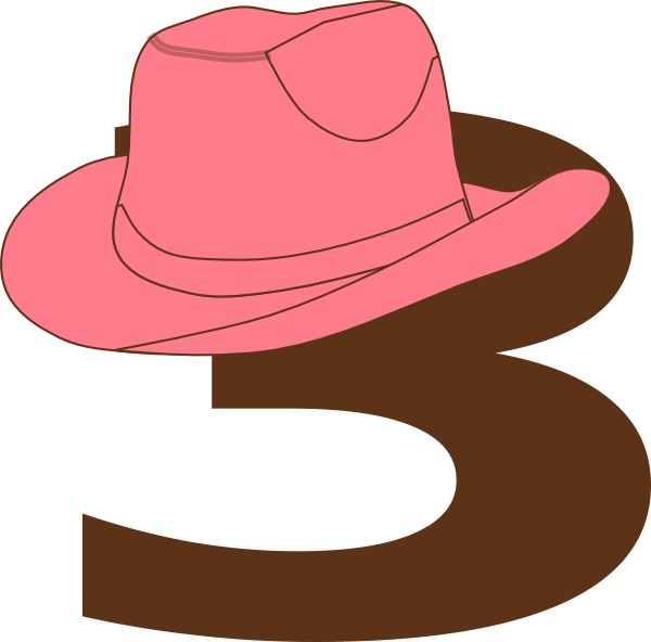 Cowgirl Clipart - Cowgirl Hat Clipart Png Transparent Png (600x592), Png Download