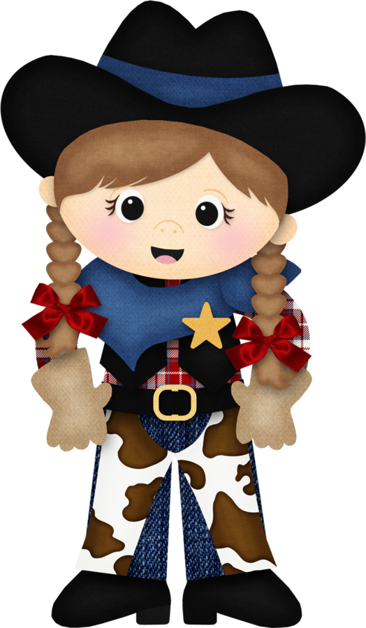 Cowboy Cowgirl Clip Art - Cowboy And Cowgirl Clipart - Png Download (524x900), Png Download