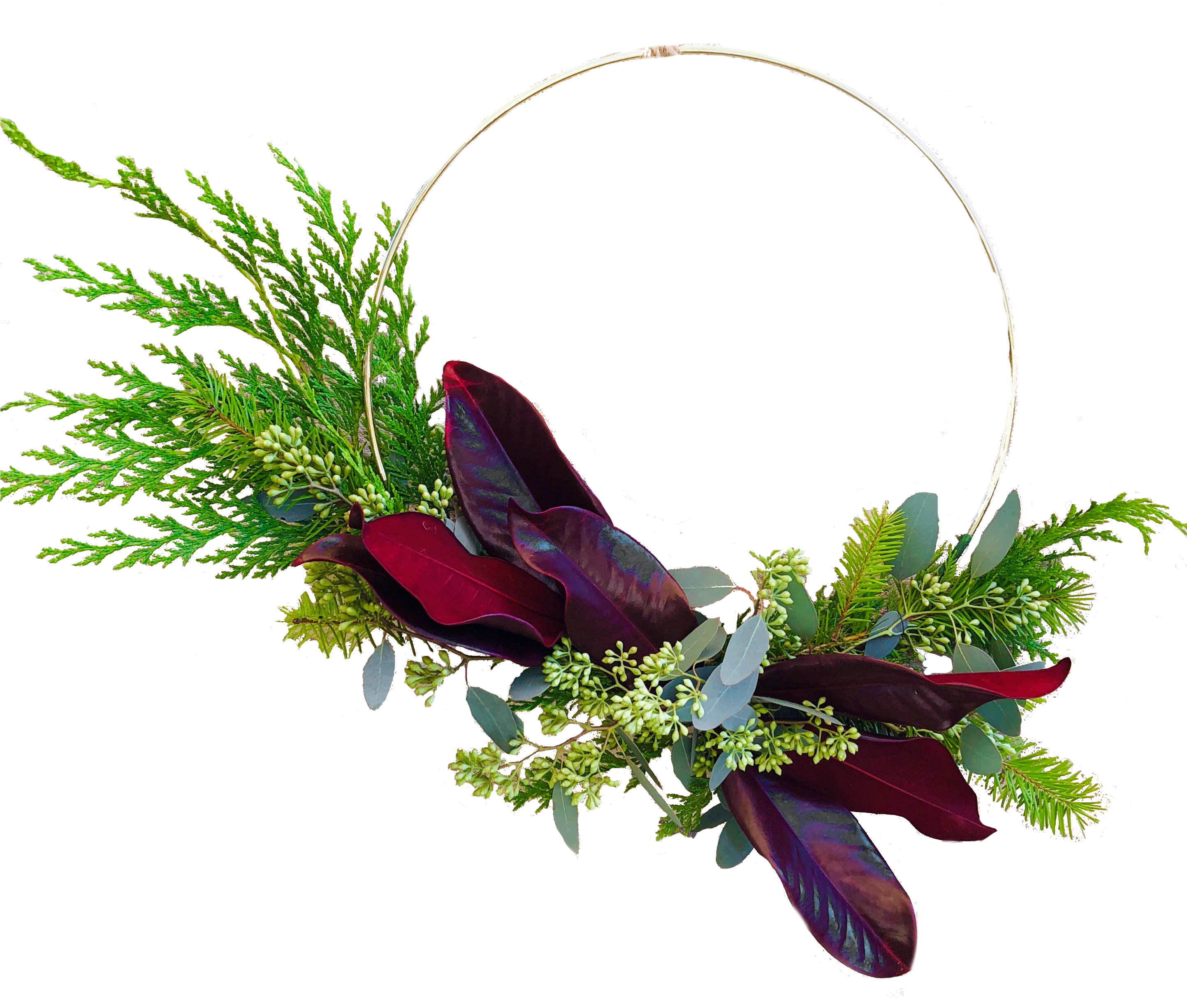 Diy Holiday Door Hanger Clipart (2885x2516), Png Download