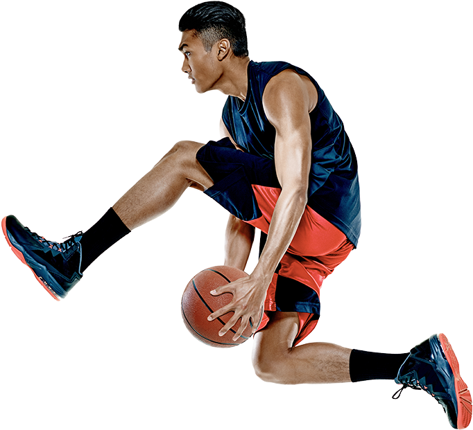 National Basketball Association - Basketball Moves Clipart (703x751), Png Download