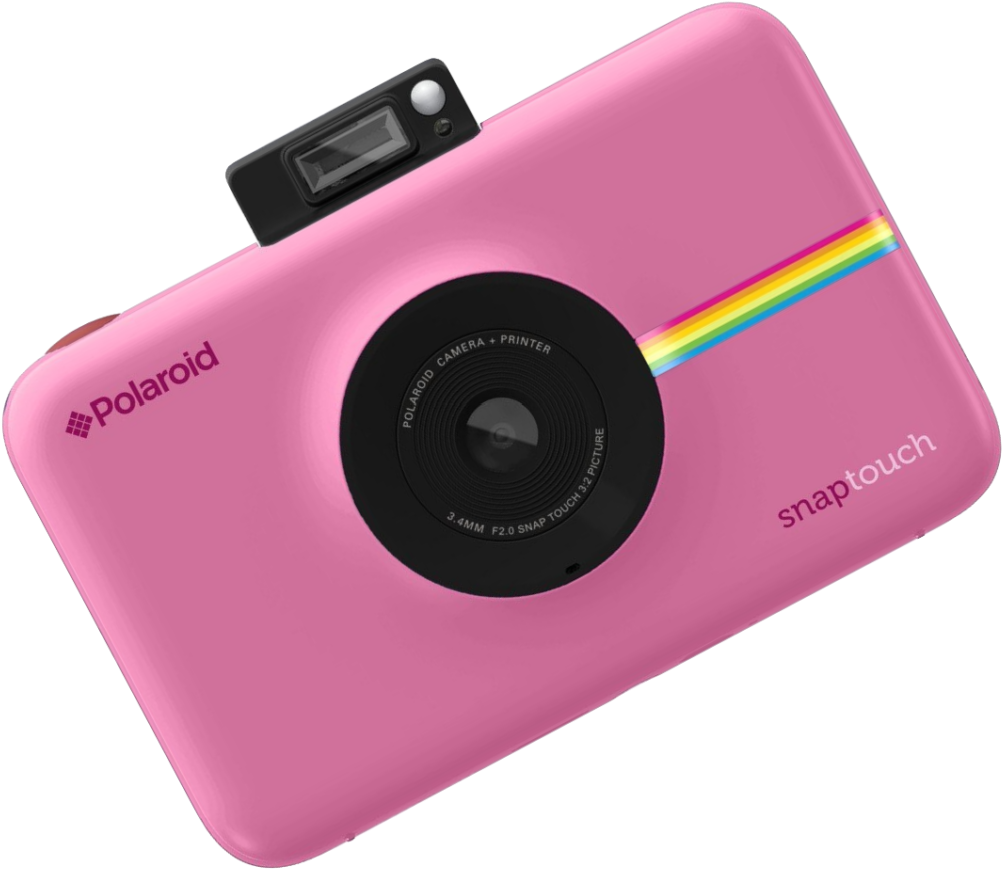 Polaroid Snap Touch Instant Digital Camera (1024x905), - Polaroid Clipart (1002x869), Png Download