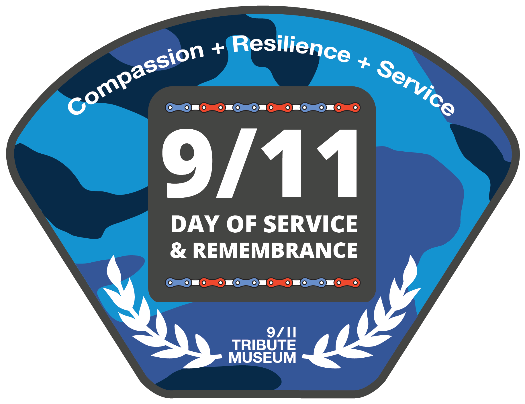 Day Of Service & Remembrance Logo - Graphic Design Clipart (1832x1412), Png Download