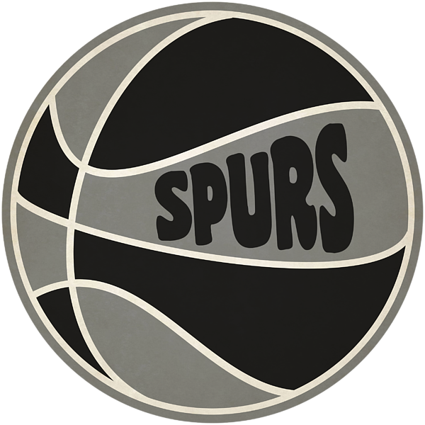 San Antonio Spurs Retro - Circle Clipart (600x600), Png Download