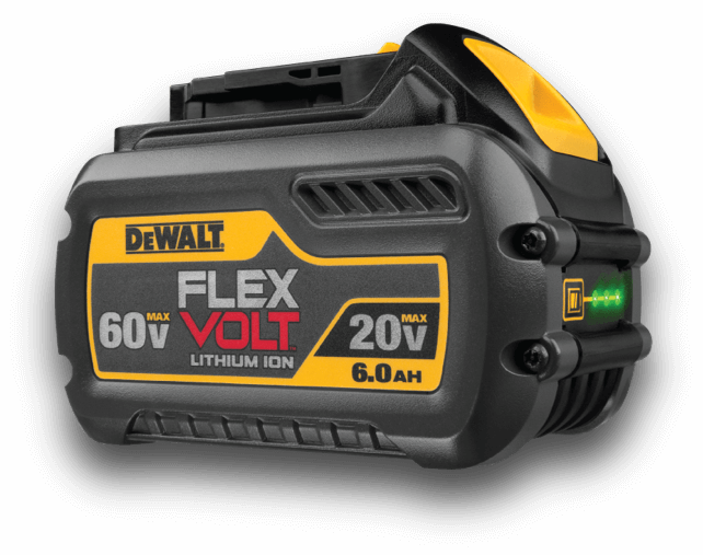 Battery Right - Flexvolt Dewalt Clipart (642x507), Png Download