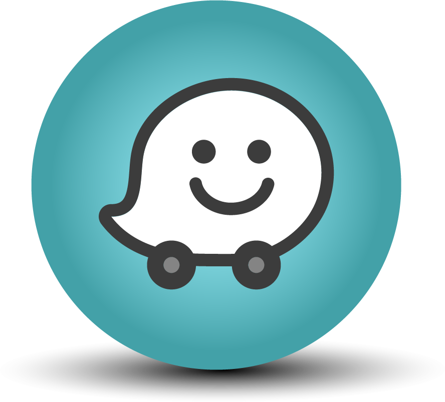 Waze Png Logo - Waze Png Clipart (888x803), Png Download