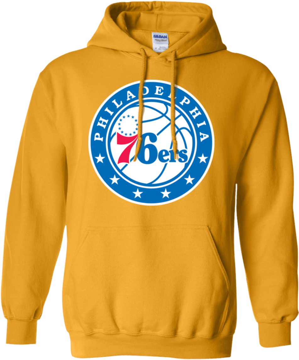 Philadelphia 76ers Pullover Hoodie - New Orleans Pelicans Vs Philadelphia 76ers Clipart (951x1147), Png Download