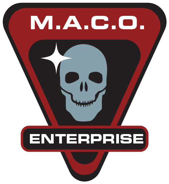 Maco Star Trek , Png Download - Star Trek Maco Logo Clipart (554x604), Png Download