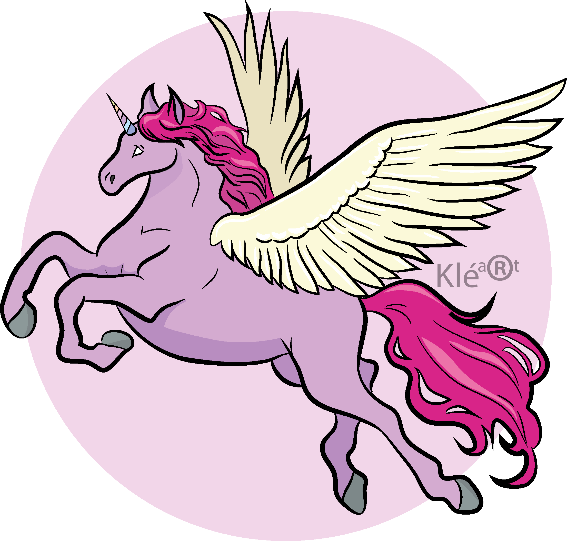 Clipart Easter Unicorn - Clipart Unicorn Dragon - Png Download (2211x2110), Png Download