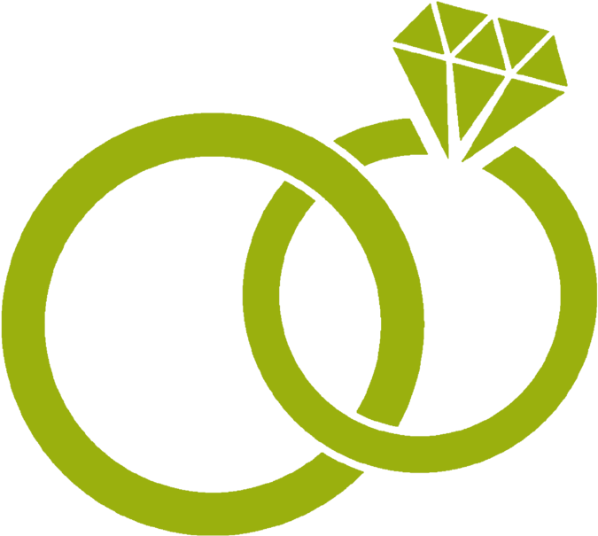 Services & Amenities Symbol - Wedding Rings Clipart Black And White - Png Download (675x605), Png Download