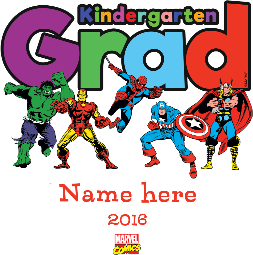 Graduation Clipart Breakfast - Super Hero Graduates Preschool - Png Download (1000x1000), Png Download