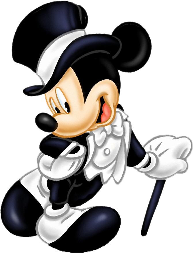 Graduation Clipart Mickey - New Year Mickey Mouse - Png Download (670x876), Png Download