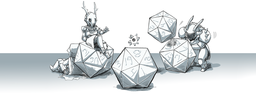 Destiny With Dice , Png Download - Illustration Clipart (1000x371), Png Download