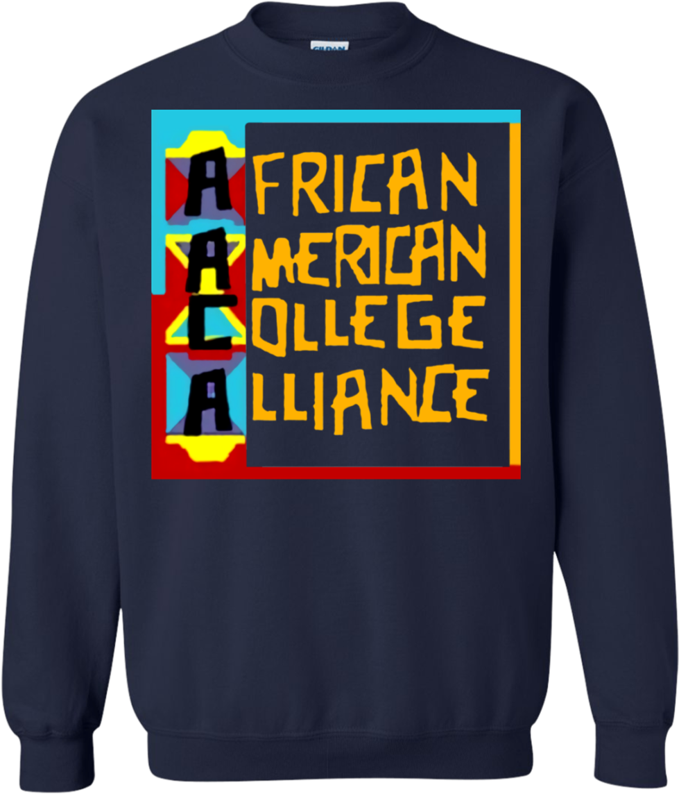 Aaca Luke Cage African America Navy Pullover Sweatshirt - Sweatshirt Clipart (1155x1155), Png Download