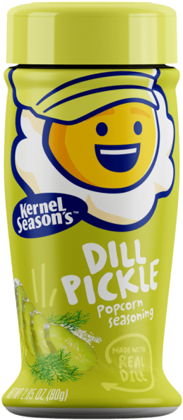 This Seasoning Can Liven Up More Than Just Popcorn - Kernel Season's Dill Pickle Clipart (650x650), Png Download